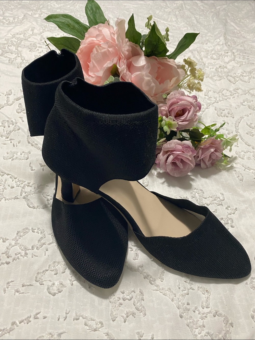 Black stylish shoes